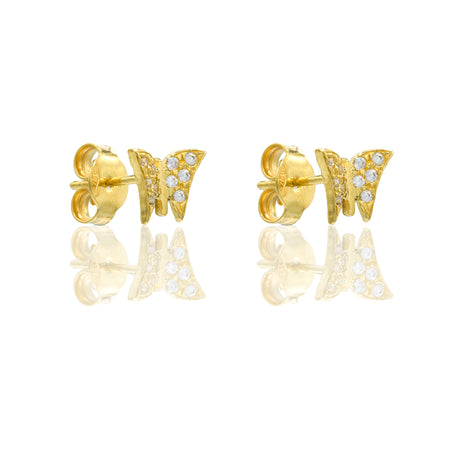 ORECCHINI DONNA LOBO FARFALLA PAVE'