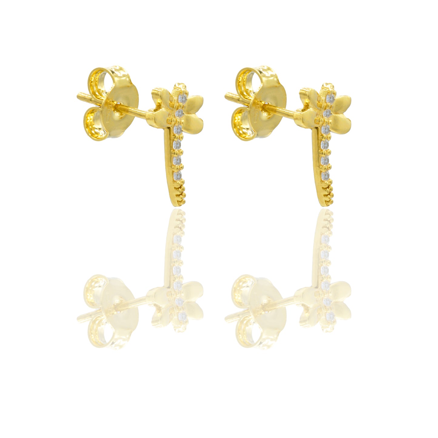 ORECCHINI DONNA DONNA LOBO LIBELLULA PAVE'