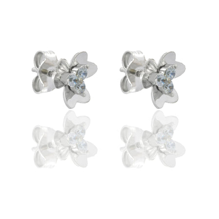 ORECCHINI DONNA TRIFOGLIO A LOBO CONTORNO LUCIDO