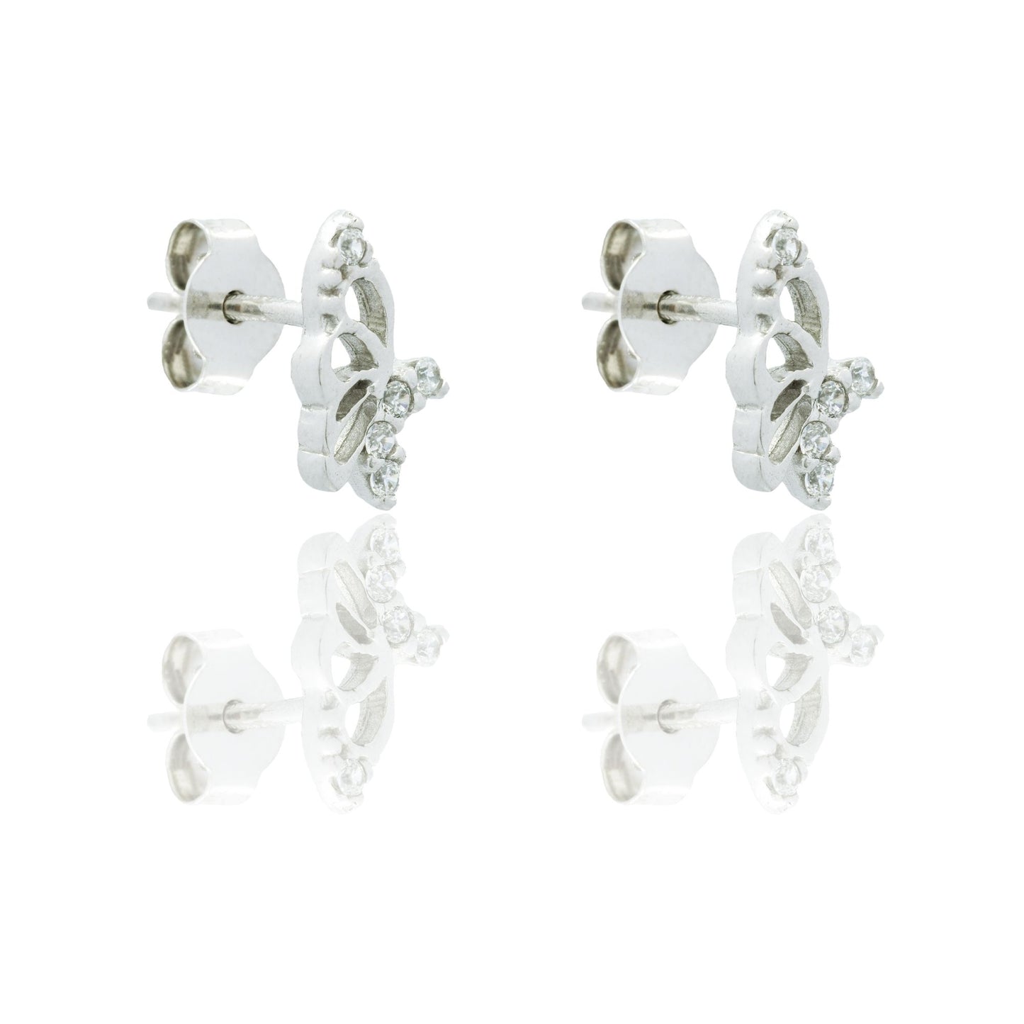 ORECCHINI DONNA FARFALLA A LOBO