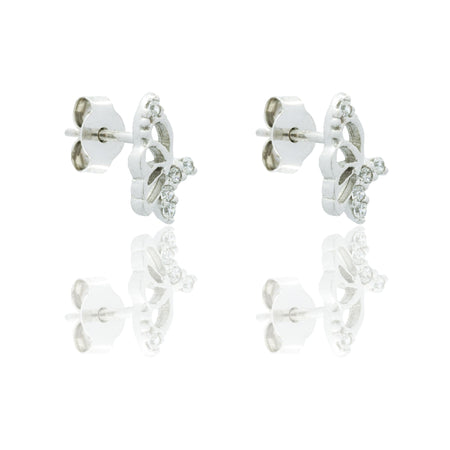 ORECCHINI DONNA FARFALLA A LOBO