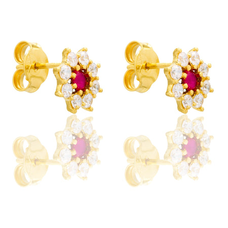 ORECCHINI DONNA TOPPA A LOBO CENTRO E CONTORNO