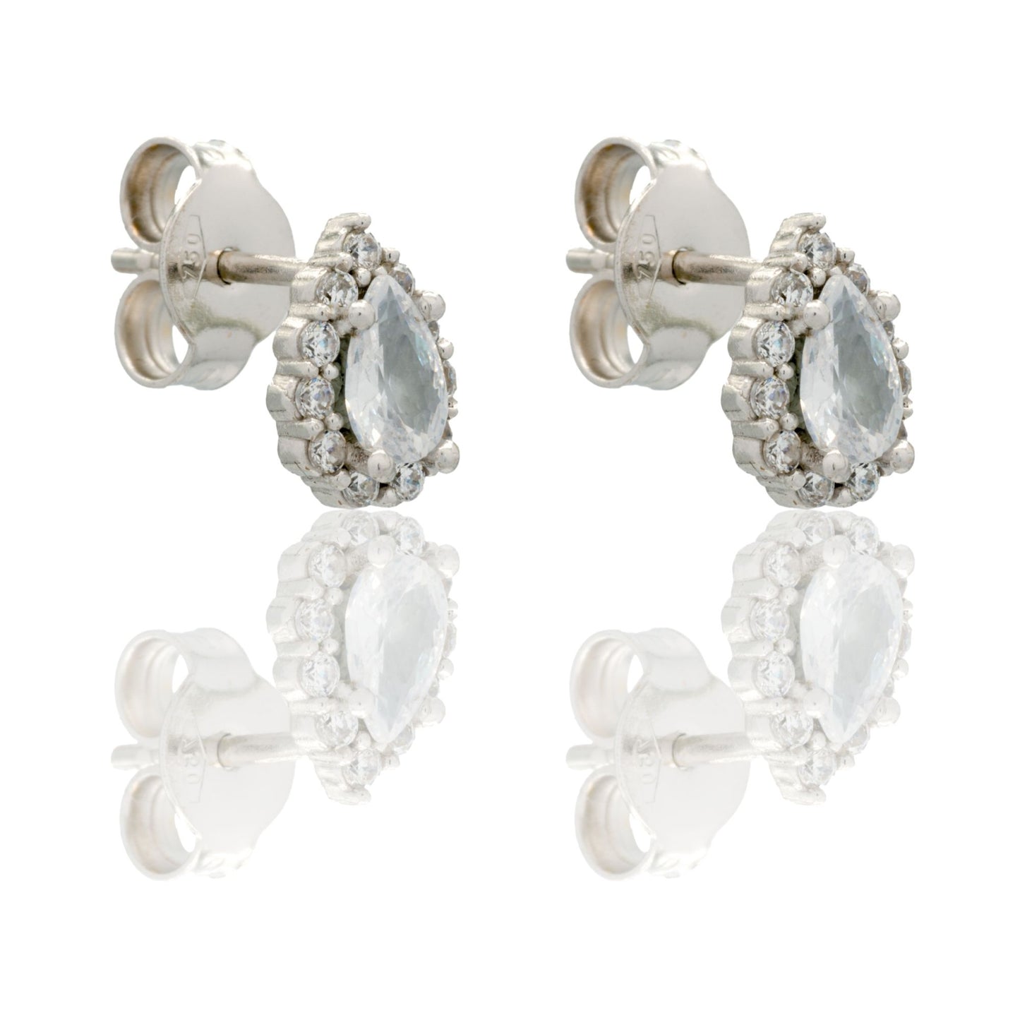 ORECCHINI DONNA DONNA GOCCIA A LOBO CENTRO E CONTORNO