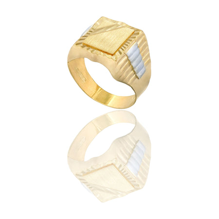 ANELLO UOMO SCUDO QUADRATO