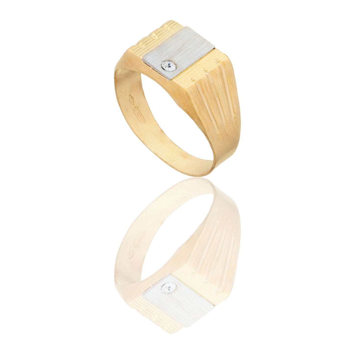 ANELLO UOMO SCUDO QUADRATO