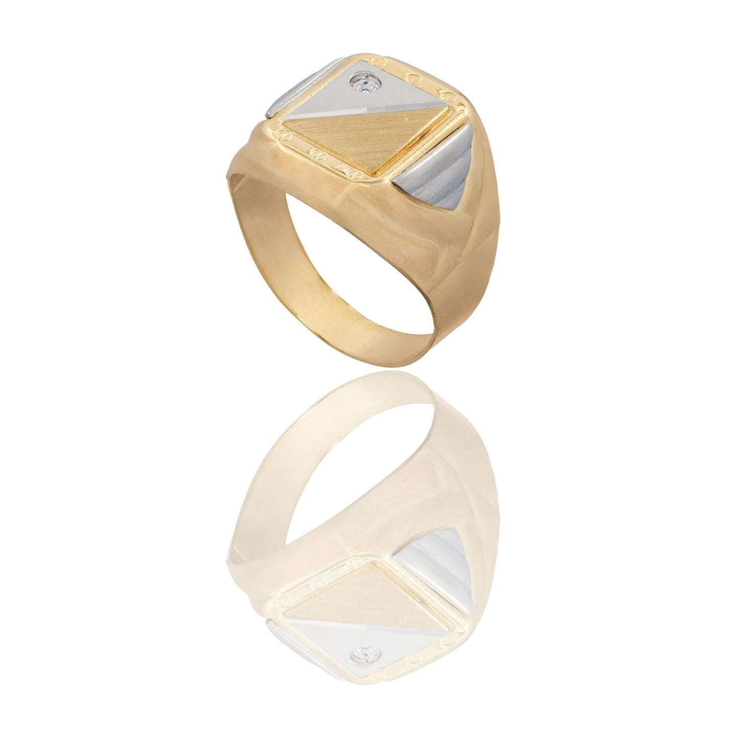 ANELLO UOMO SCUDO QUADRATO