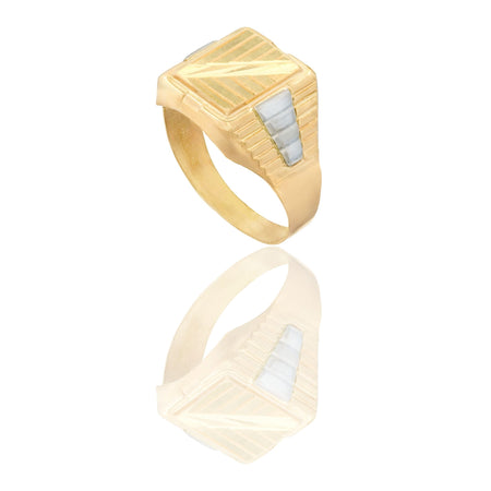 ANELLO UOMO SCUDO QUADRATO
