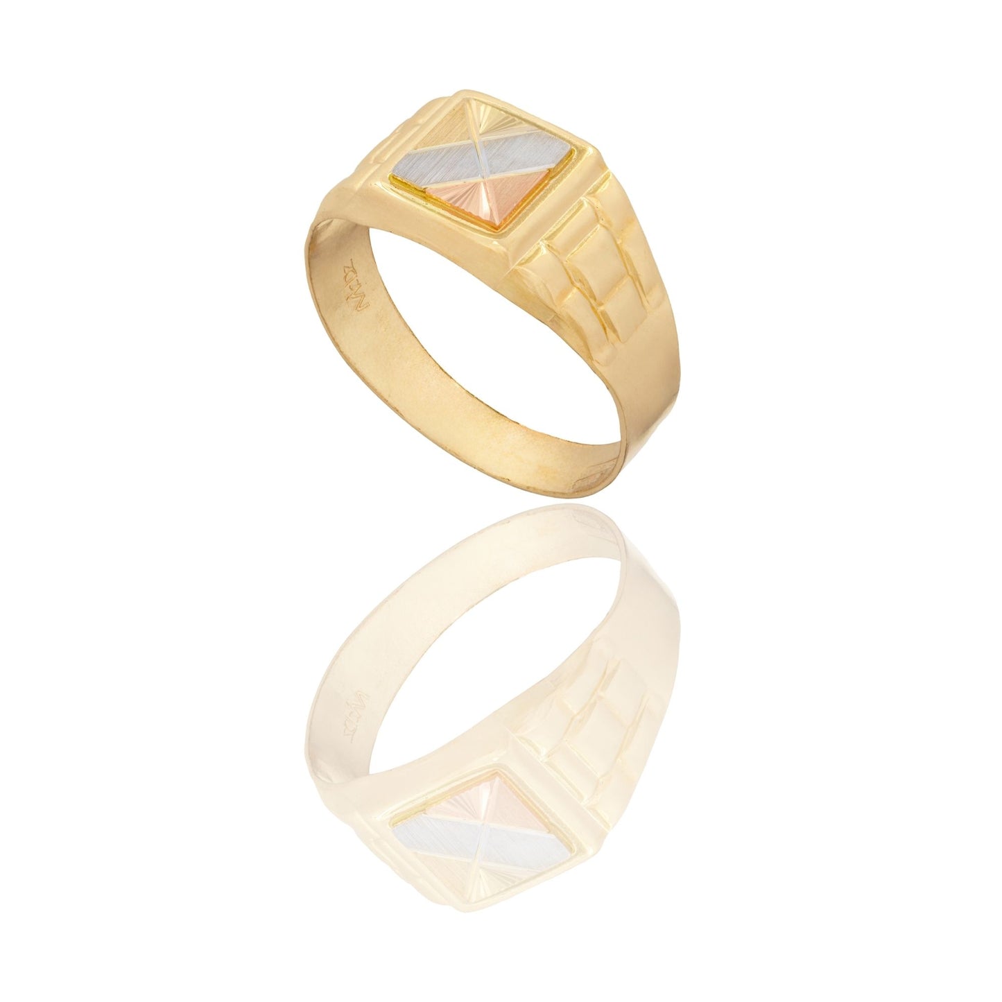 ANELLO UOMO SCUDO QUADRATO