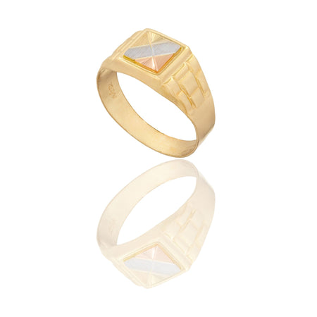 ANELLO UOMO SCUDO QUADRATO