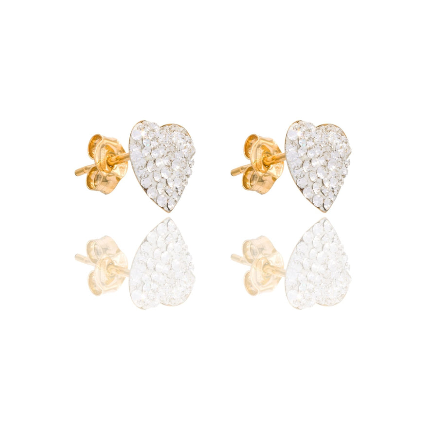 ORECCHINI DONNA CUORE ZIRCONATO