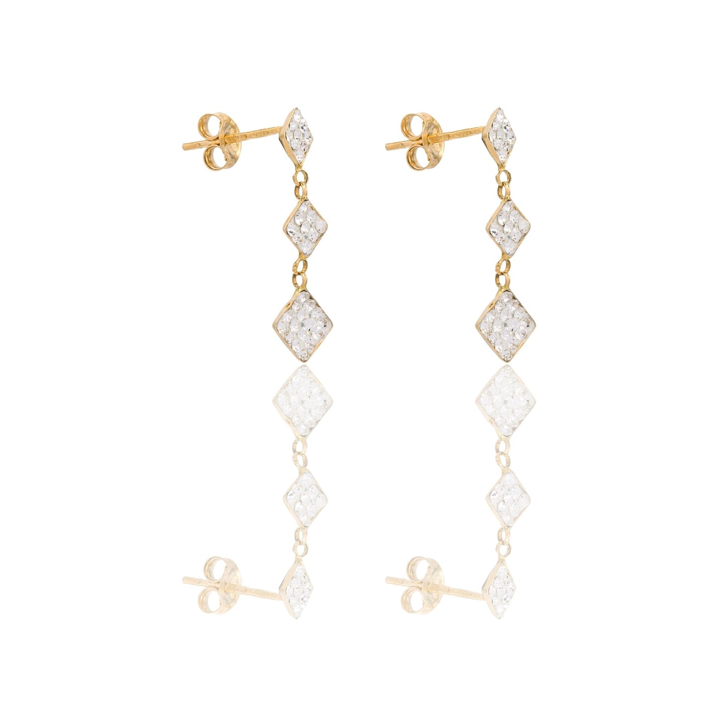 ORECCHINI DONNA TRILOGY ROMBI PENDENTI