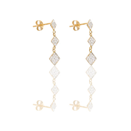 ORECCHINI DONNA TRILOGY ROMBI PENDENTI
