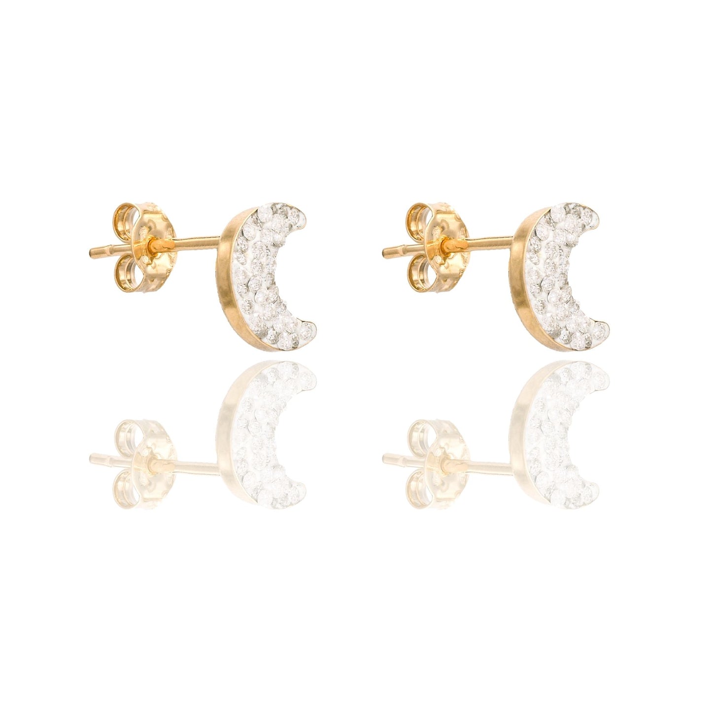 ORECCHINI DONNA LUNA ZIRCONATA