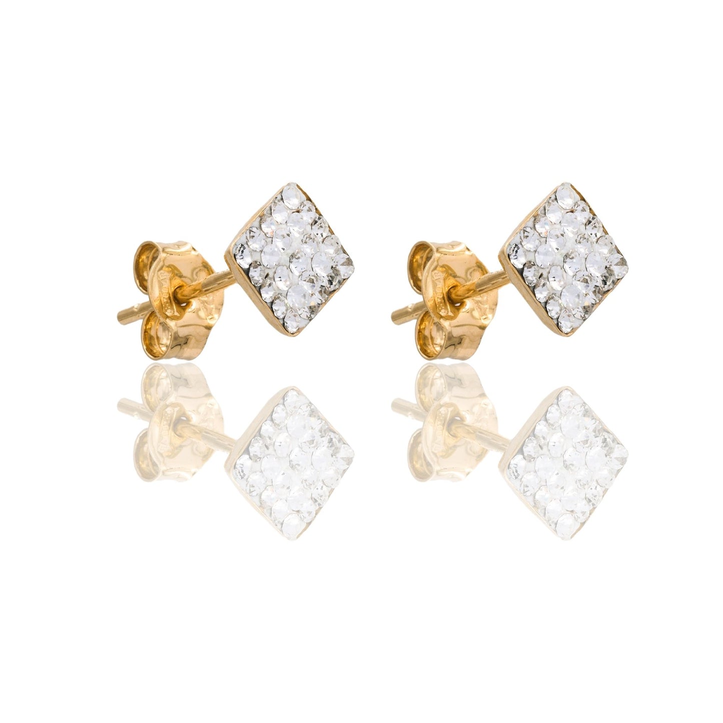 ORECCHINI DONNA ROMBO ZIRCONATO