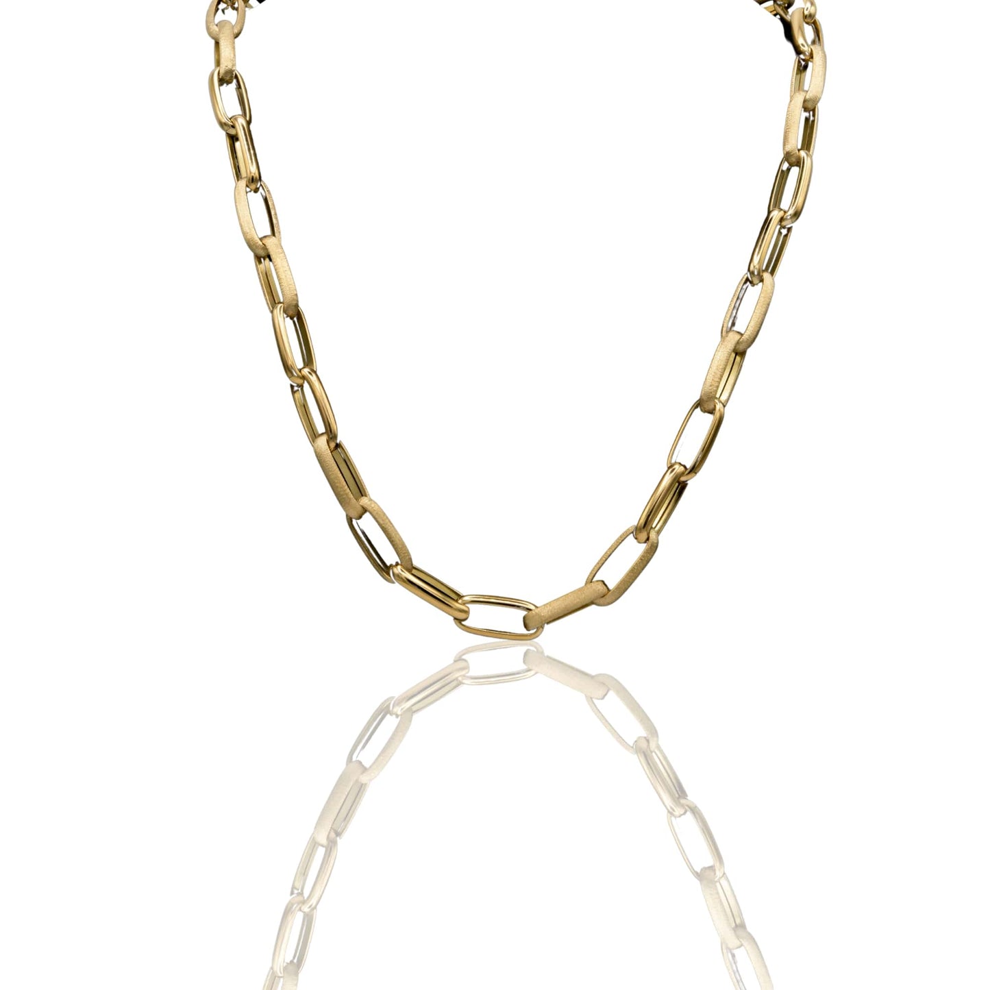 Collana Oro Giallo Oro 18 carati Rolo' Bombata Solo Oro cm.60