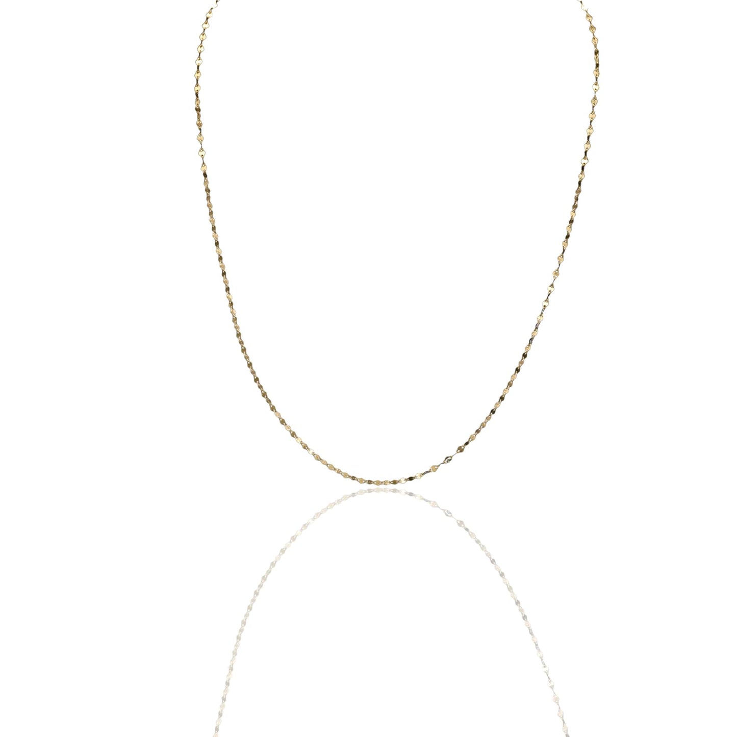 Collana Oro Giallo Oro 18 carati Elica Solo Oro cm.45