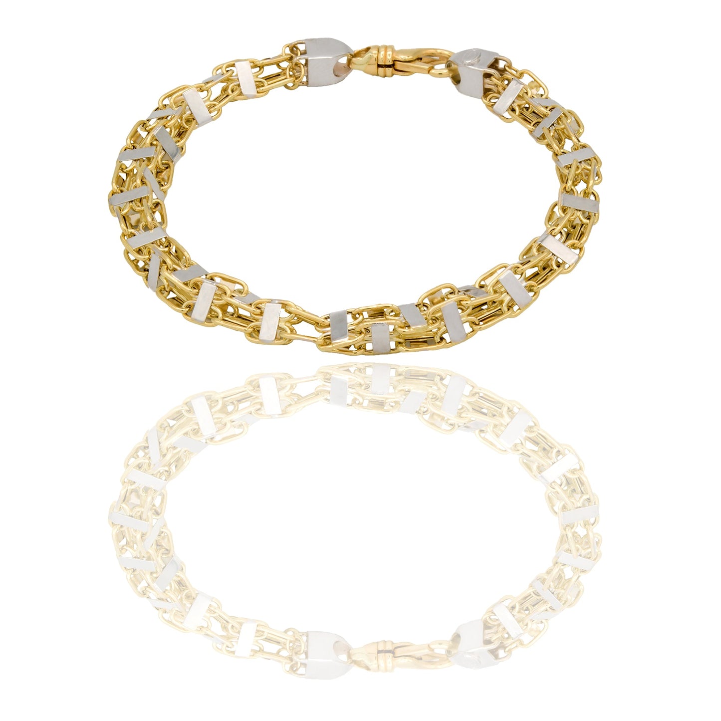 Collane Oro Giallo, Oro Bianco Microfusione Solo Oro 22,5 cm