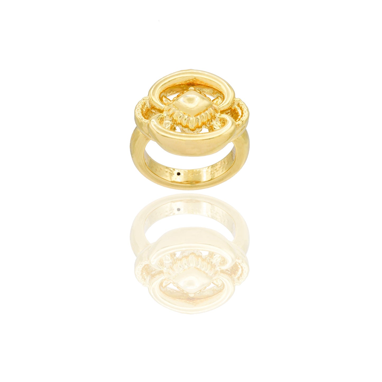 ANELLO DONNA TONDO CON ROMBO