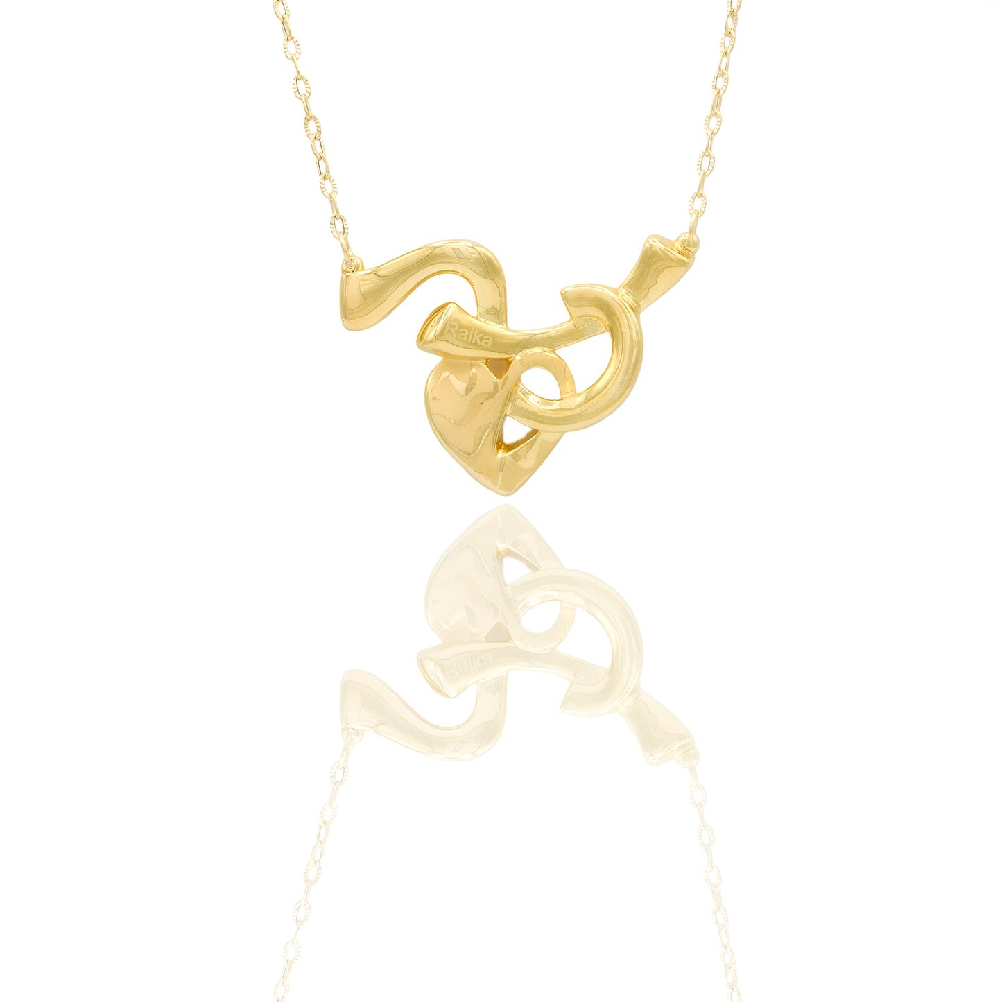 Collane Oro Giallo Catena vuota, Elettroformato Solo Oro cm.45 Lunghezza Elemento 5 cm. Larghezza 2,5 cm.