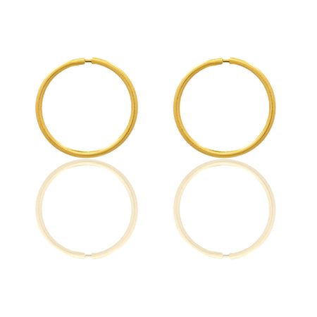 ORECCHINI CERCHIO CHIUSURA A SCOMPARSA