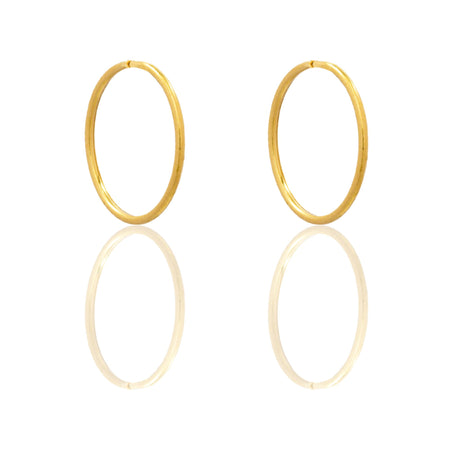 ORECCHINI CERCHIO CHIUSURA A SCOMPARSA