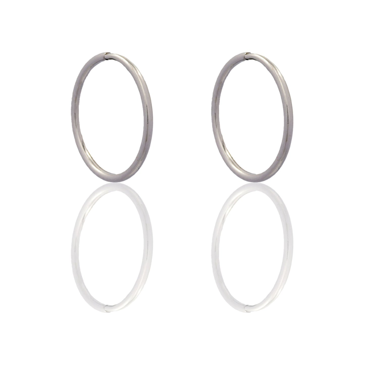 ORECCHINI CERCHIO CHIUSURA A SCOMPARSA