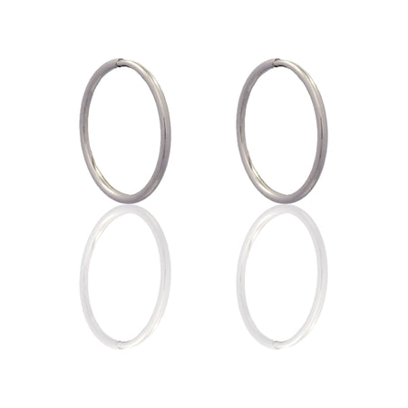 ORECCHINI CERCHIO CHIUSURA A SCOMPARSA