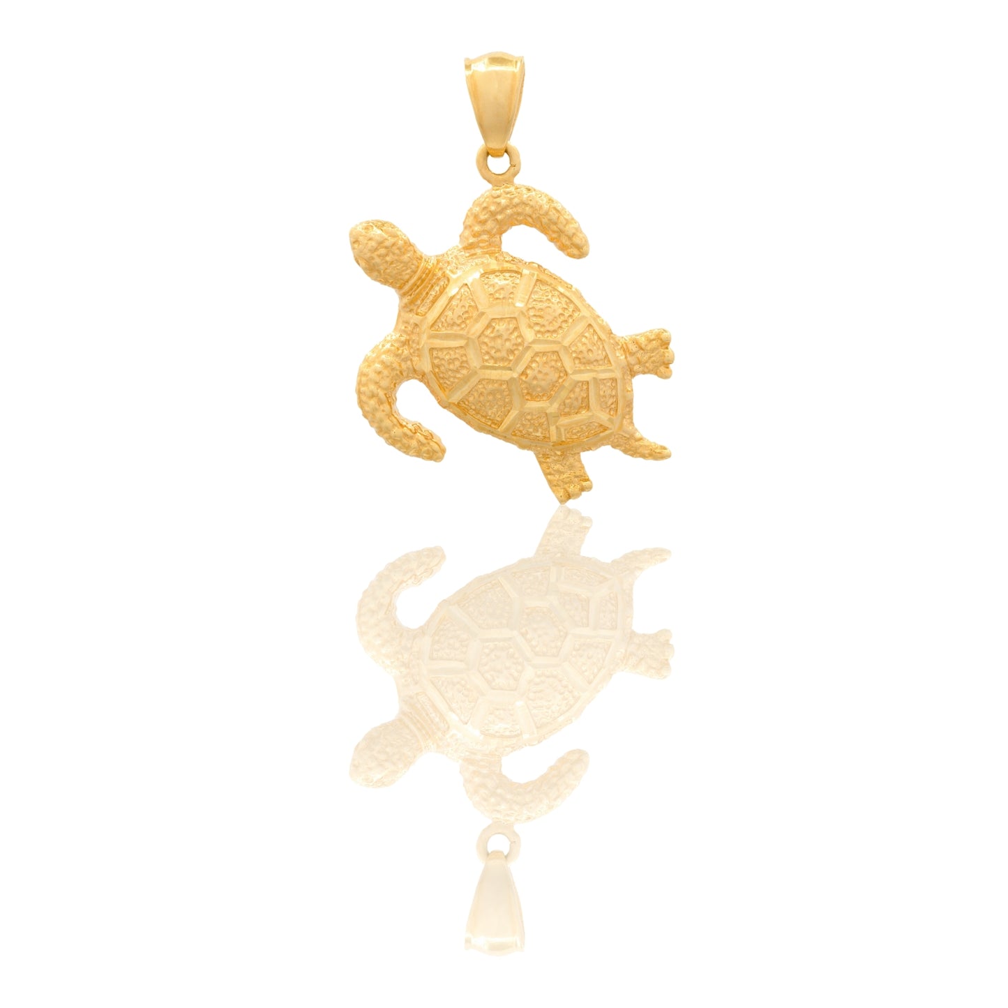Ciondolo Oro Giallo Oro 18 carati Tartaruga Solo Oro cm. 3x3
