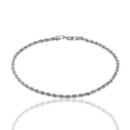 Bracciale Oro Bianco Oro 18 carati Laser 040 Solo Oro cm. 19