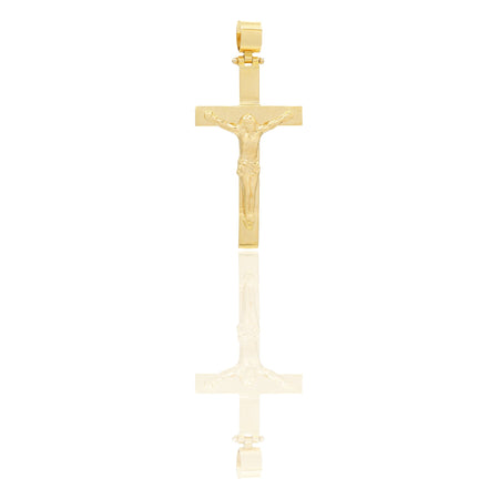 Ciondoli Oro Giallo Oro 18 carati Croce con Cristo Solo oro 4,3cm x 2cm