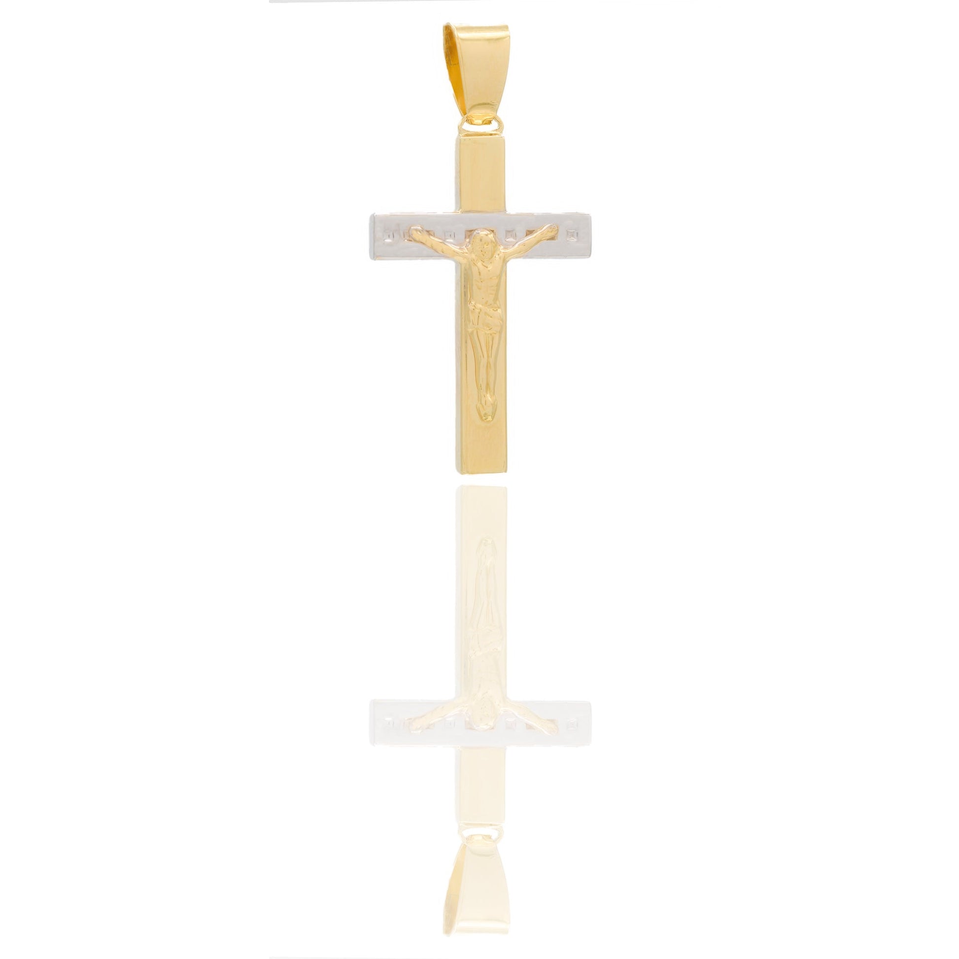 Ciondoli Oro Giallo, Oro Bianco scatolata  Solo oro 3,8 cm x 1,8