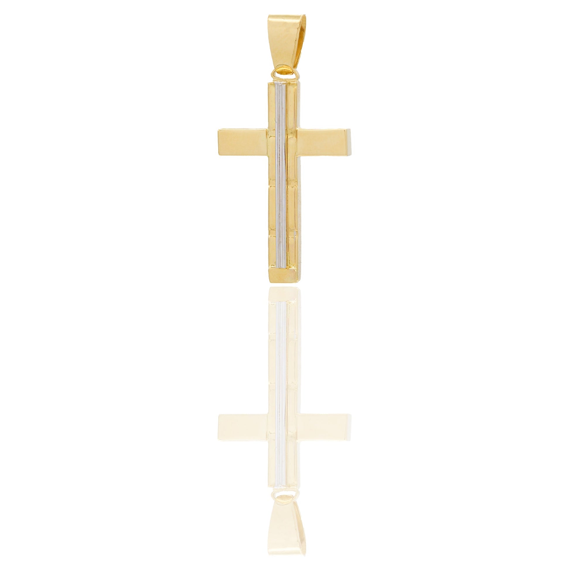 Ciondoli Oro Giallo, Oro Bianco scatolata  Solo oro  3,8 cm x 1,8 cm