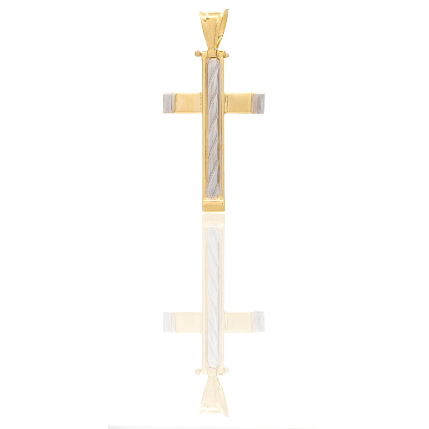 Ciondoli Oro Giallo, Oro Bianco scatolata  Solo oro  3,6 cm x 1,8 cm