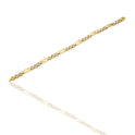 Bracciale Oro Giallo Oro 18 carati Targhetta Piccola Solo Oro