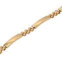 BRACCIALE UOMO PIASTRE ALTERNATE