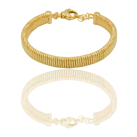 Bracciali Oro Giallo Sfaccettata, Sfere  Solo Oro spessore 10 mm