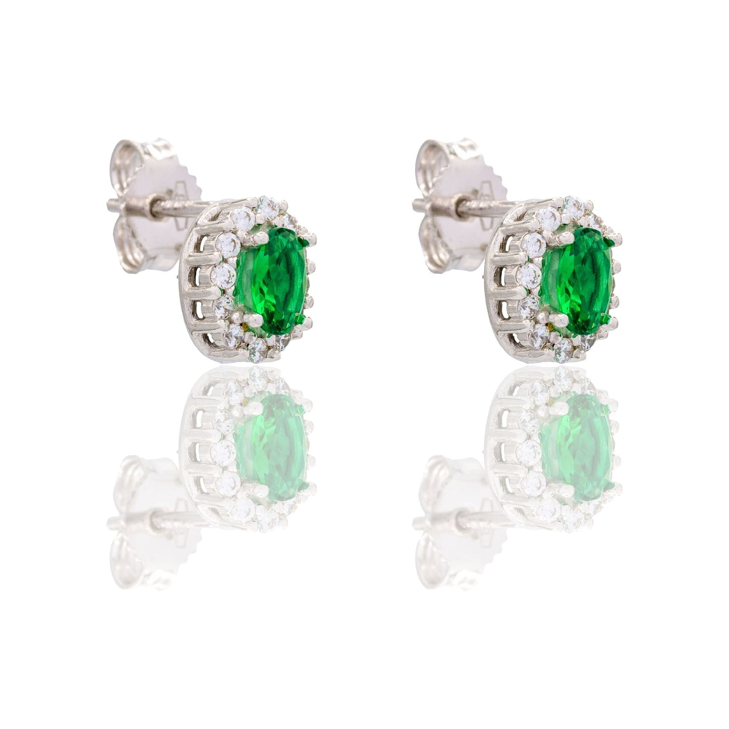 ORECCHINI DONNA OVALE CON CONTORNO