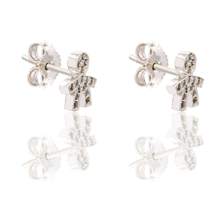 ORECCHINI BIMBO A LOBO PAVE'