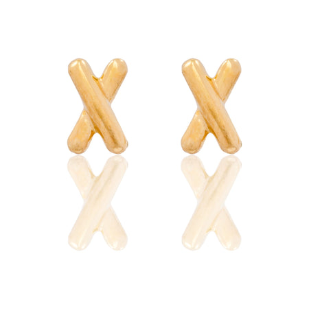 Orecchini Oro Giallo Oro 18 carati X  Solo Oro