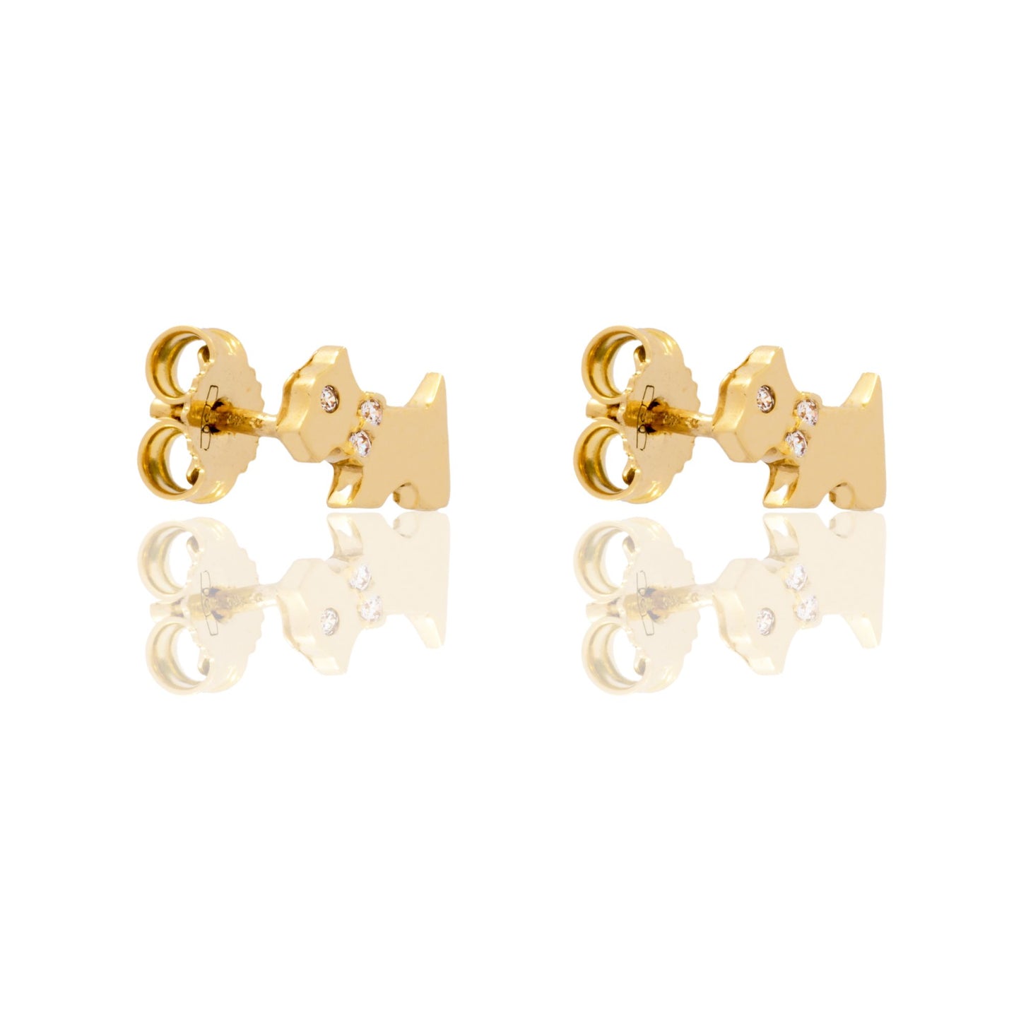 ORECCHINI CAGNOLINO CON COLLARE