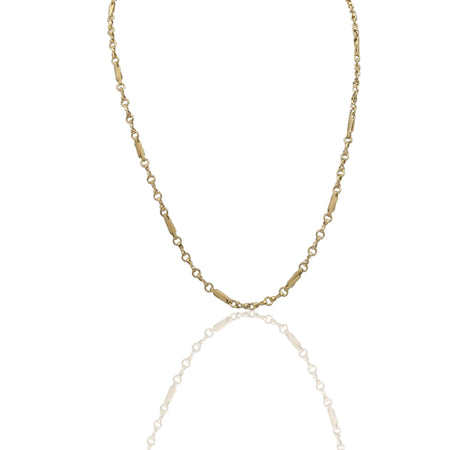 Collana Oro Giallo Oro 18 carati Catena Piatta Solo Oro