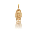 Ciondolo Oro Giallo Oro 18 carati Madonna Guadalupe Elettroformata Solo Oro MIS.2 lunghezza cm. 6,5 larghezza cm. 3 spessore 6,4 mm