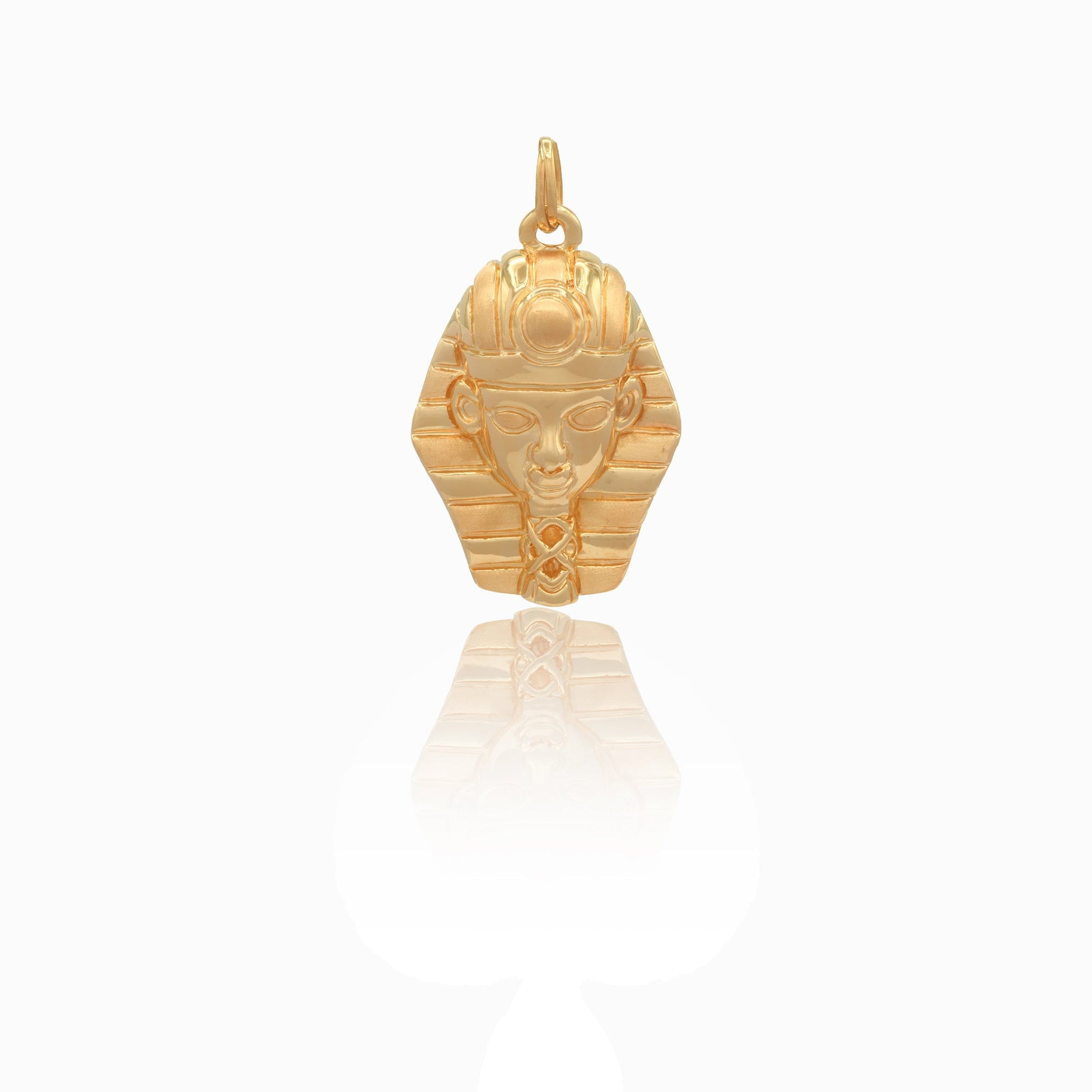 Ciondolo Oro Giallo Oro 18 carati Sfinge elettroformata Solo Oro lunghezza cm. 9 larghezza cm. 5,5 spessore 14 mm