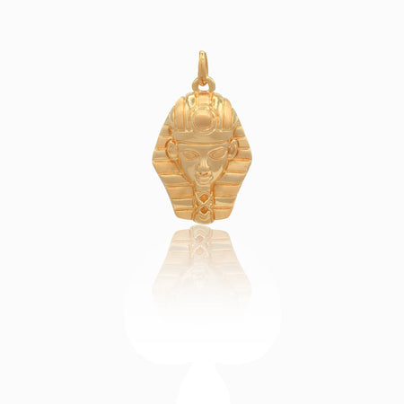 Ciondolo Oro Giallo Oro 18 carati Sfinge elettroformata Solo Oro lunghezza cm. 9 larghezza cm. 5,5 spessore 14 mm
