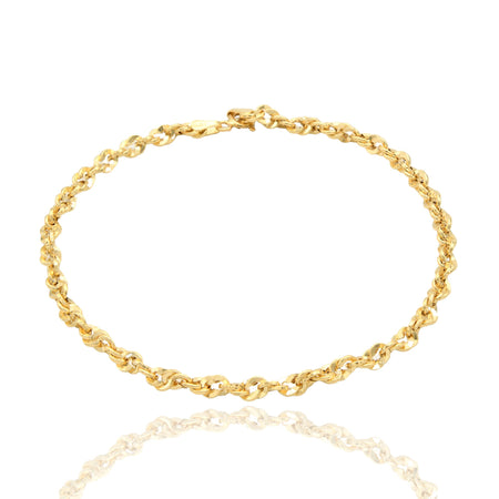 Bracciale Oro Giallo Oro 18 carati Iride 050 Solo Oro cm. 21