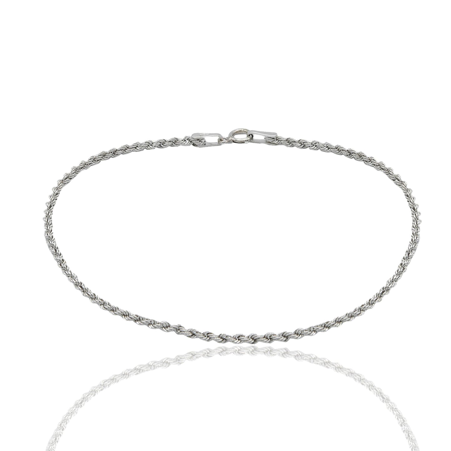 Bracciale Oro Bianco Oro 18 carati Laser 030 Solo Oro cm. 18