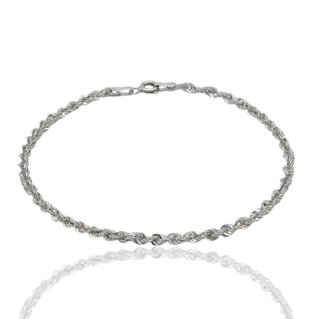 Bracciale Oro Bianco Oro 18 carati America 030 Solo Oro cm 19