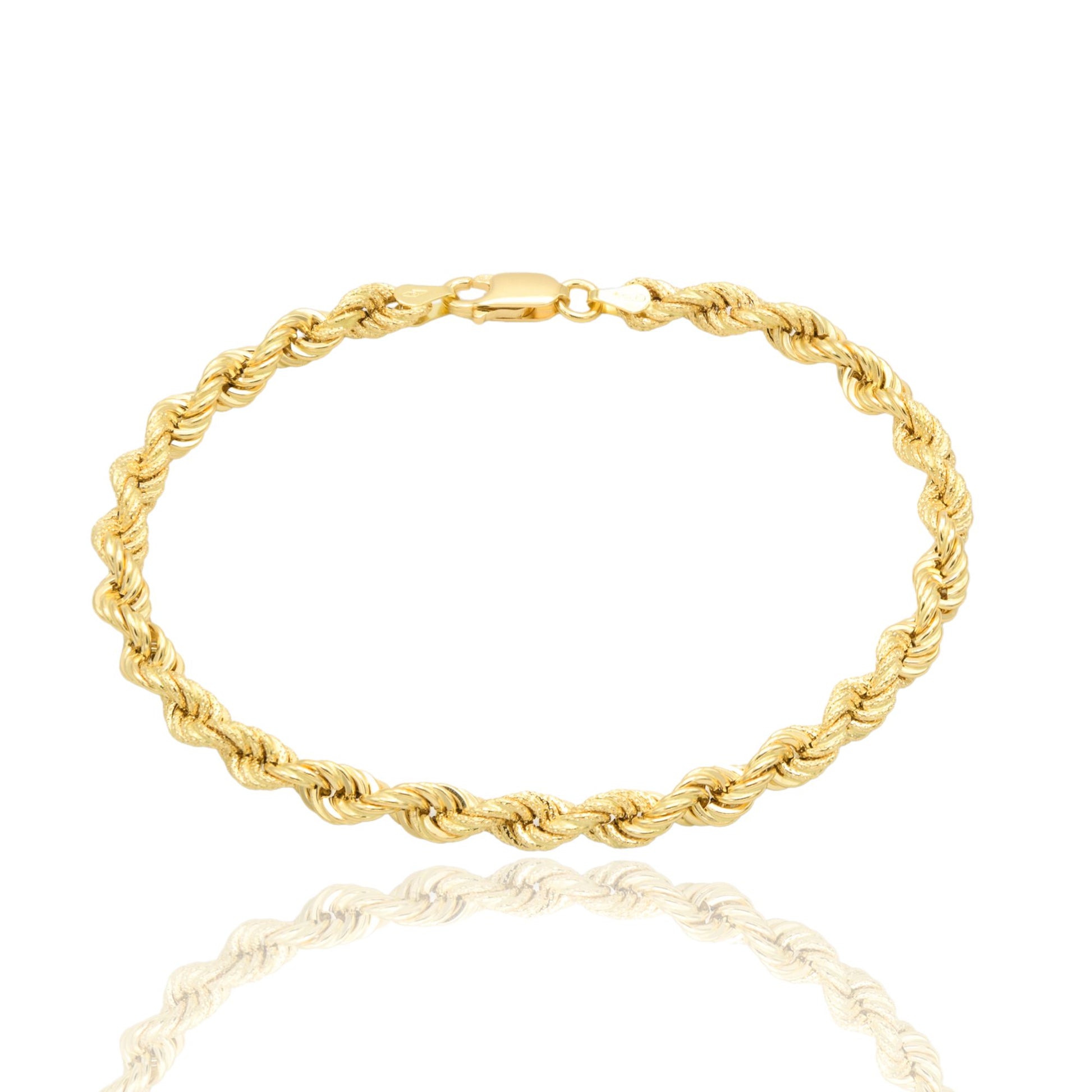 Bracciale Oro Giallo Oro 18 carati Laser 090 Solo Oro cm. 23
