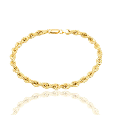 Bracciale Oro Giallo Oro 18 carati Laser 090 Solo Oro cm. 23
