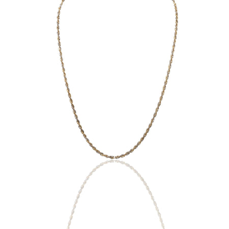 Collana Oro Giallo Oro Bianco Oro 18 carati America 030 Solo Oro